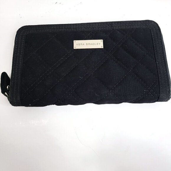 Vera Bradley Quilted Long Zip Wallet - Picture 1 of 6